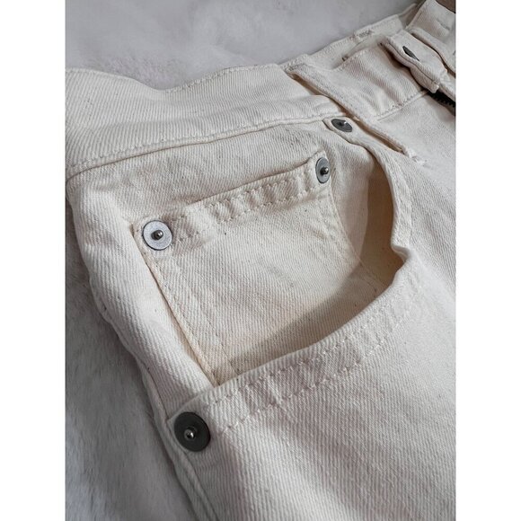 New Madewell Women's Size 31 The Perfect Vintage Wide-Leg Crop Jean *Stains* - Picture 12 of 16